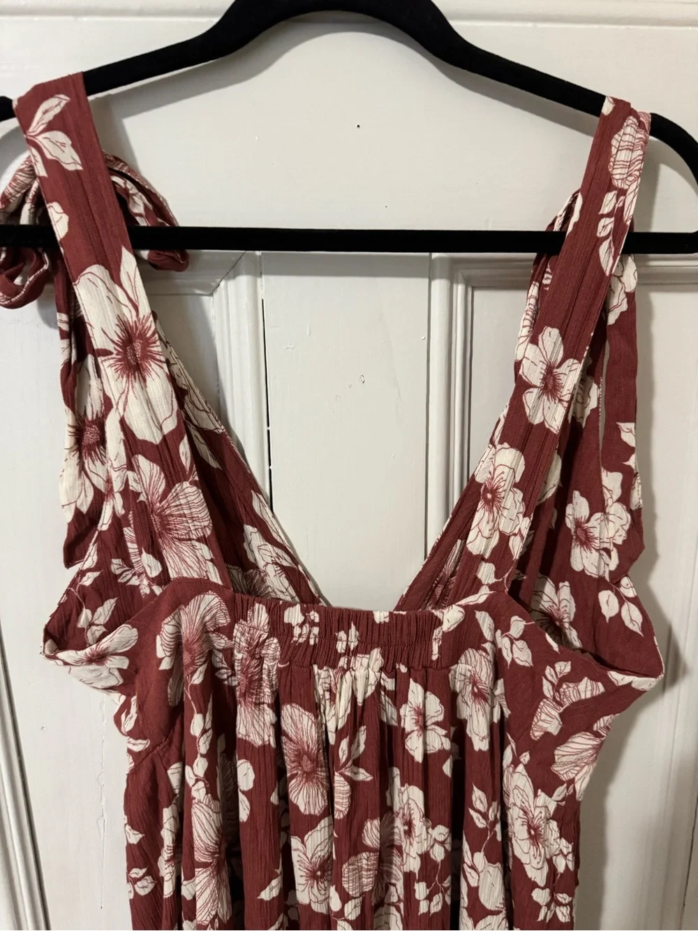 Abercrombie & Fitch Ruffled Tiered Maxi Dress NWT